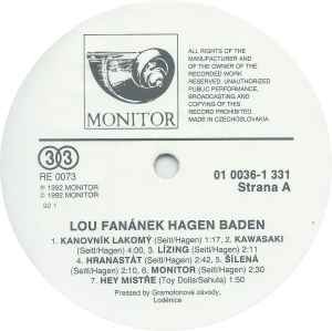 Lou Fanánek*, Hagen Baden ‎– Hagen Baden