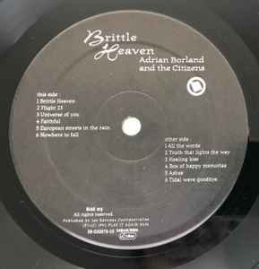 Adrian Borland And The Citizens* ‎– Brittle Heaven